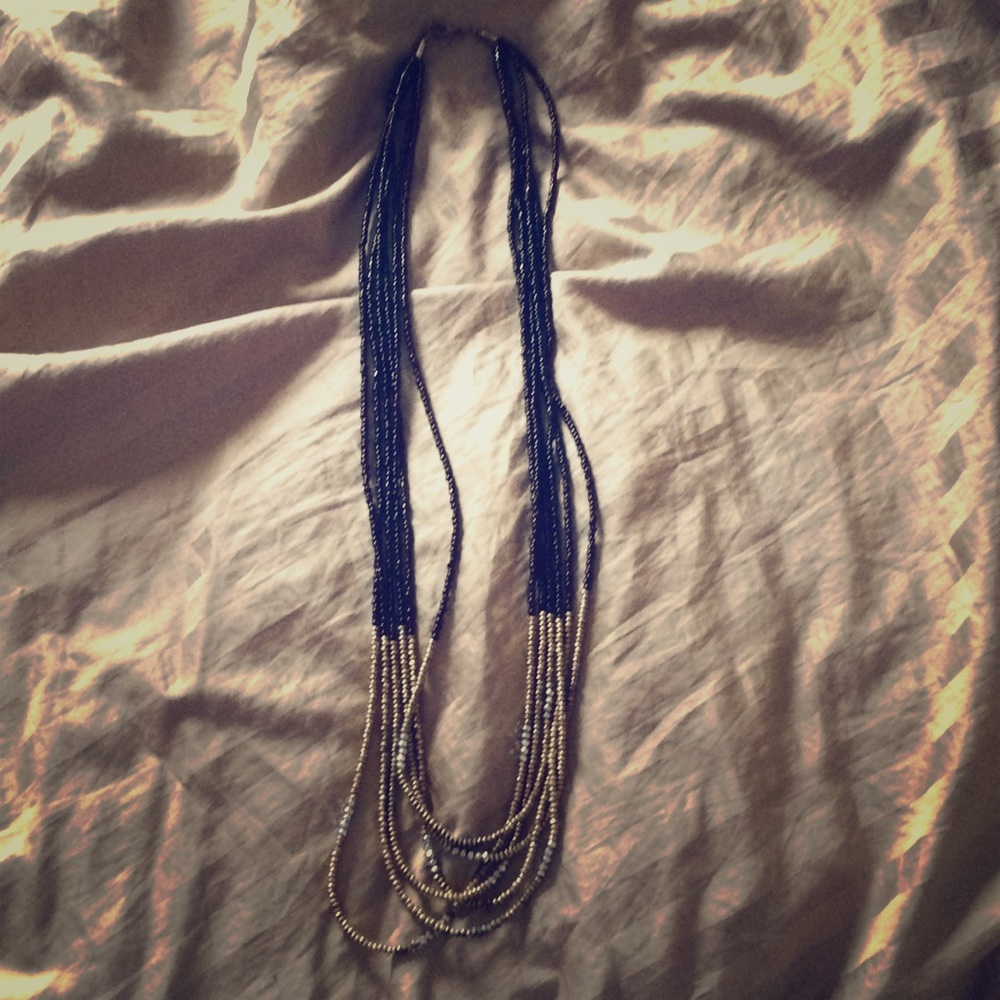 Long beaded necklace